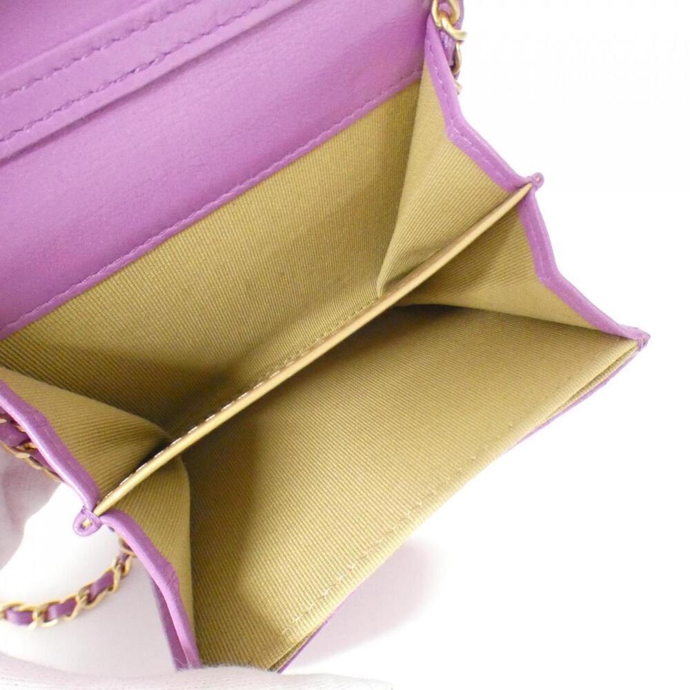 CHANEL Authentic Purple Wallet - Picture 8 of 9